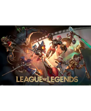 League Of Legends Riot - plakat