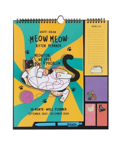 Meow Meow - planer ścienny 2025/2026