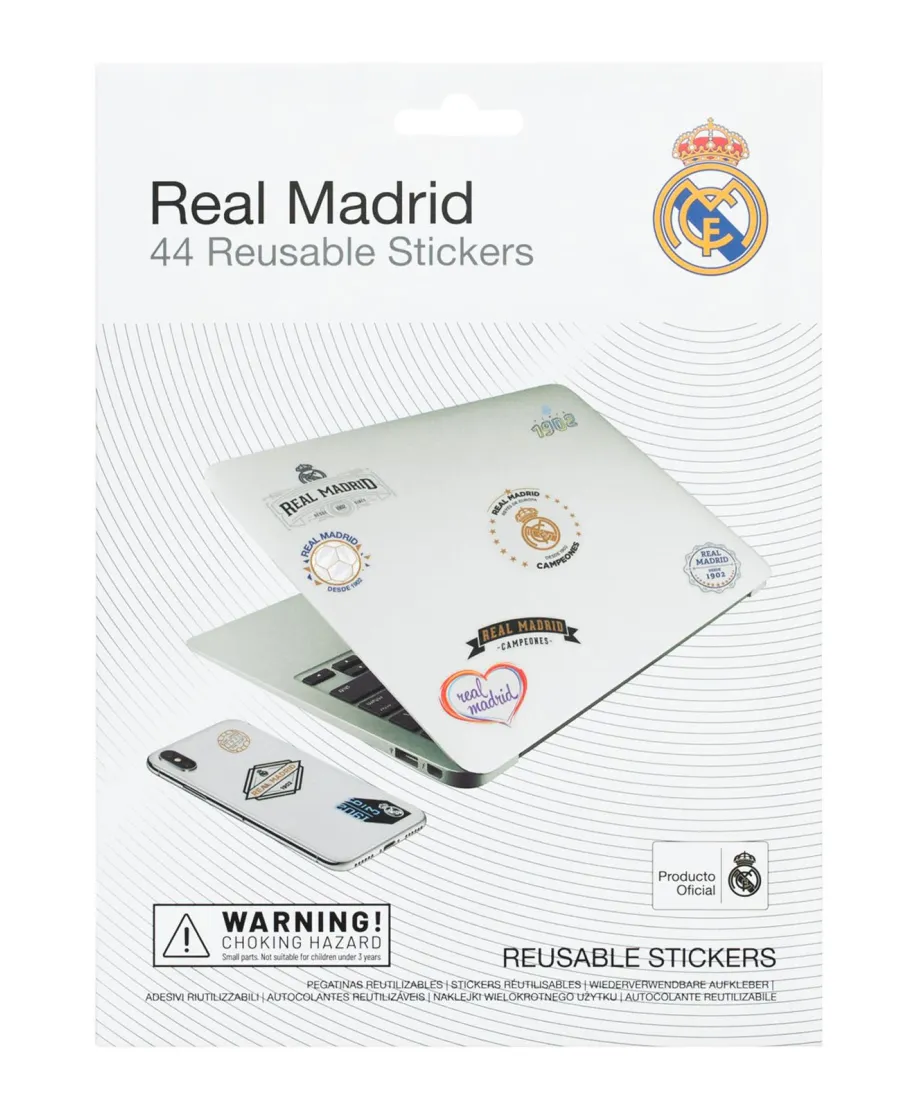 Real Madrid - naklejki wielorazowe