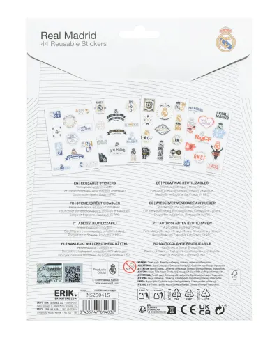 Real Madrid - naklejki wielorazowe