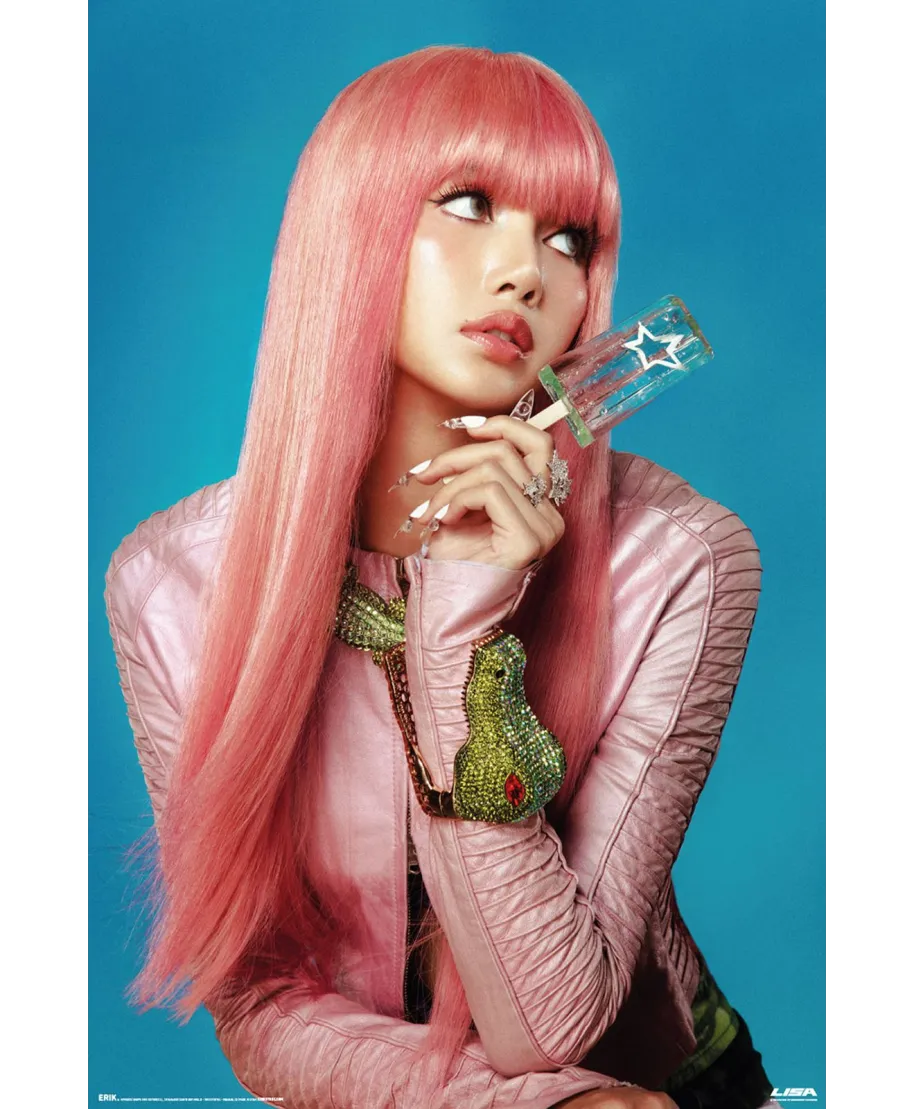 Lisa Lalisa Manobal Blackpink Popsicle - plakat