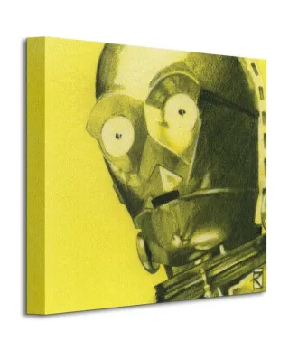 Obraz do salonu - Star Wars C3PO Sketch