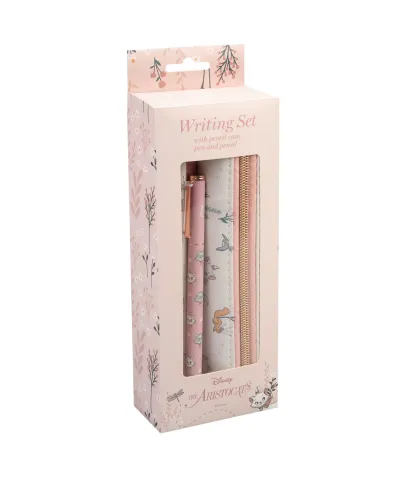Disney Bonjour Marie - zestaw piórnika z długopisem i ołówkiem