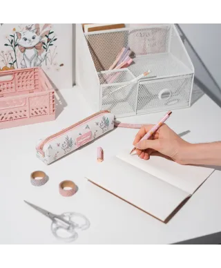 Disney Bonjour Marie - zestaw piórnika z długopisem i ołówkiem