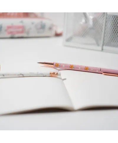 Disney Bonjour Marie - zestaw piórnika z długopisem i ołówkiem