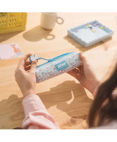 Muminki - zestaw piórnika z długopisem i ołówkiem