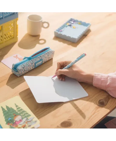 Muminki - zestaw piórnika z długopisem i ołówkiem