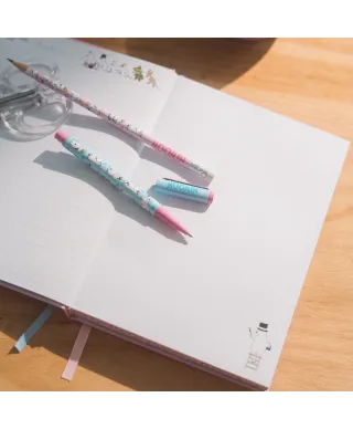 Muminki - zestaw piórnika z długopisem i ołówkiem