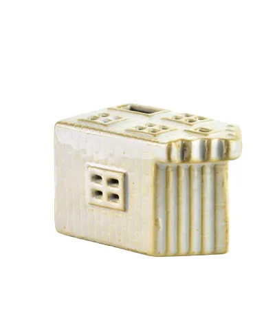 HYTTE Domek ceramiczny LED 5,7x5,7x8,6cm