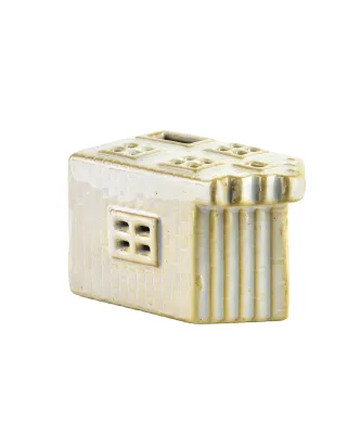 HYTTE Domek ceramiczny LED 5,7x5,7x8,6cm