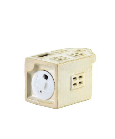HYTTE Domek ceramiczny LED 5,7x5,7x8,6cm