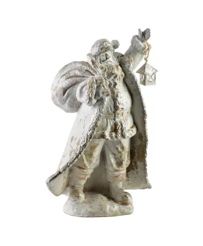 SANTA LILA Figura 27x16x41CM