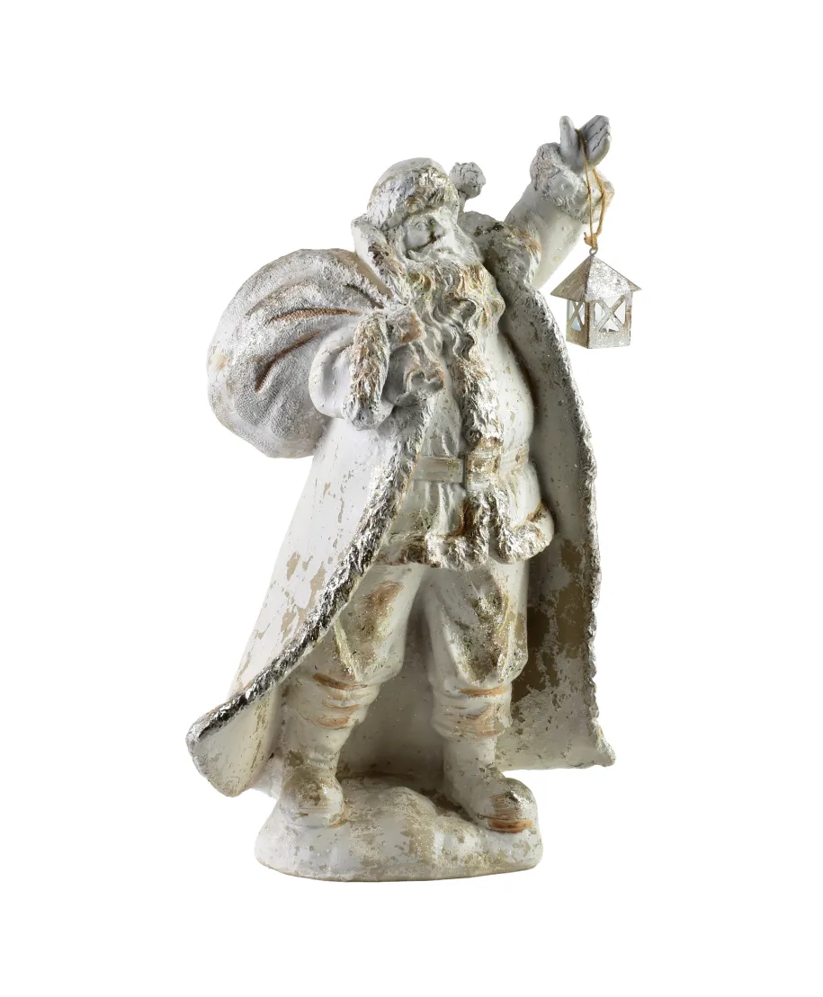 SANTA LILA Figura 27x16x41CM