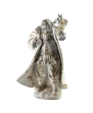 SANTA LILA Figura 27x16x41CM