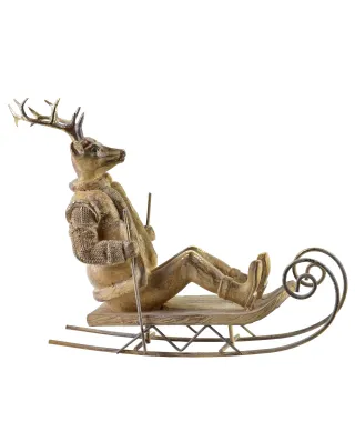 SANTA LILA Figura 29,5x10,5x23,5CM