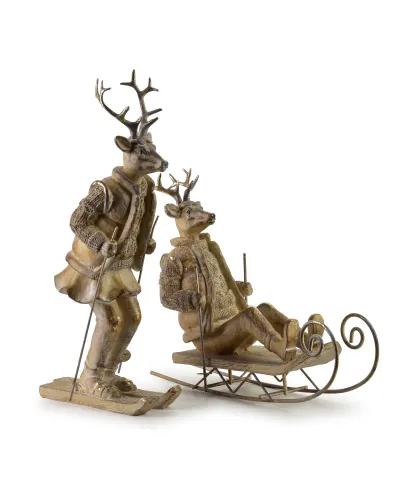 SANTA LILA Figura 29,5x10,5x23,5CM