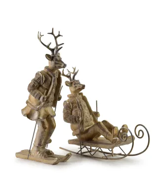 SANTA LILA Figura 29,5x10,5x23,5CM