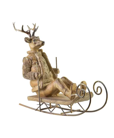 SANTA LILA Figura 29,5x10,5x23,5CM