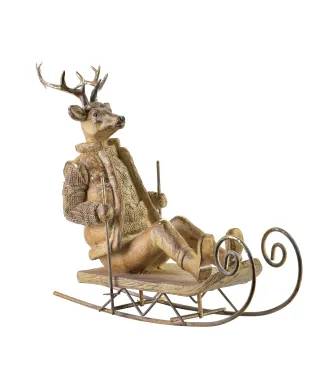 SANTA LILA Figura 29,5x10,5x23,5CM