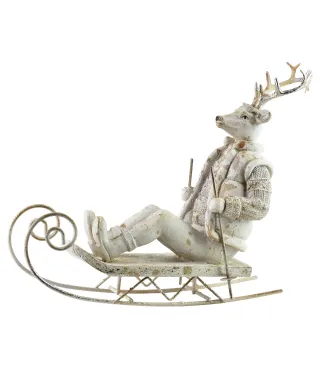 SANTA LILA Figura 29,5x10,5x23,5CM