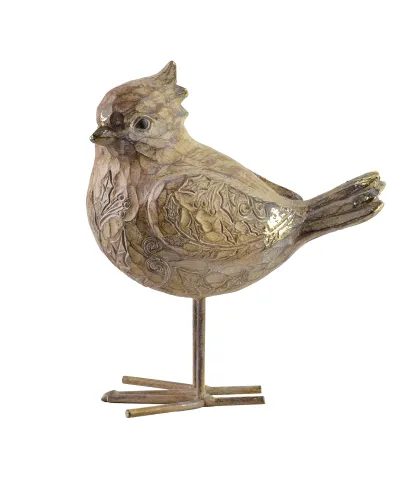 LILA Figura ptak 1szt 14x8x16,5CM