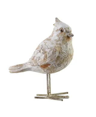 LILA Figura ptak 1szt 14x8x16,5CM