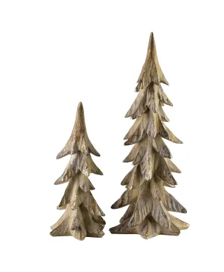 SANTA LILA Figura choinka 16,5x15,5x44CM