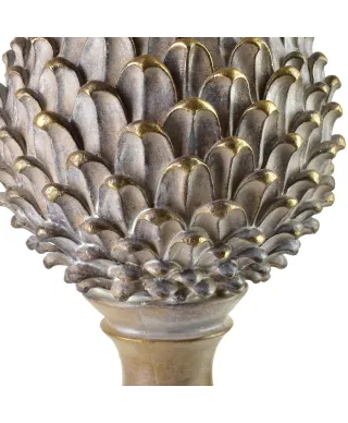 SANTA LILA Figura Szyszka na kolumnie17x17xh52cm