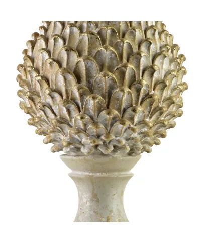 SANTA LILA Figura Szyszka na kolumnie17x17xh52cm