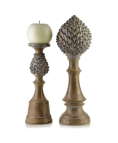 SANTA LILA Świecznik 9,5x9,5x19CM