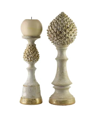 SANTA LILA Świecznik 9,5x9,5x19CM