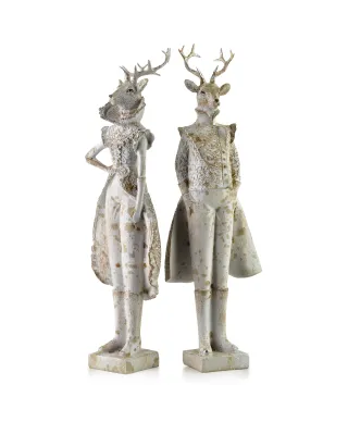 SANTA LILA Figura łoś dziewczyna 13,5x105x43cm