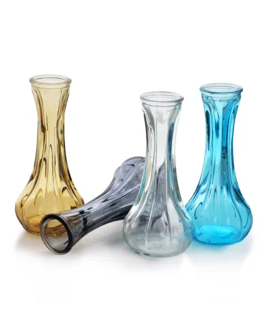 SERENITE Wazon 4x6xh16cm na 1 kwiat miodowy