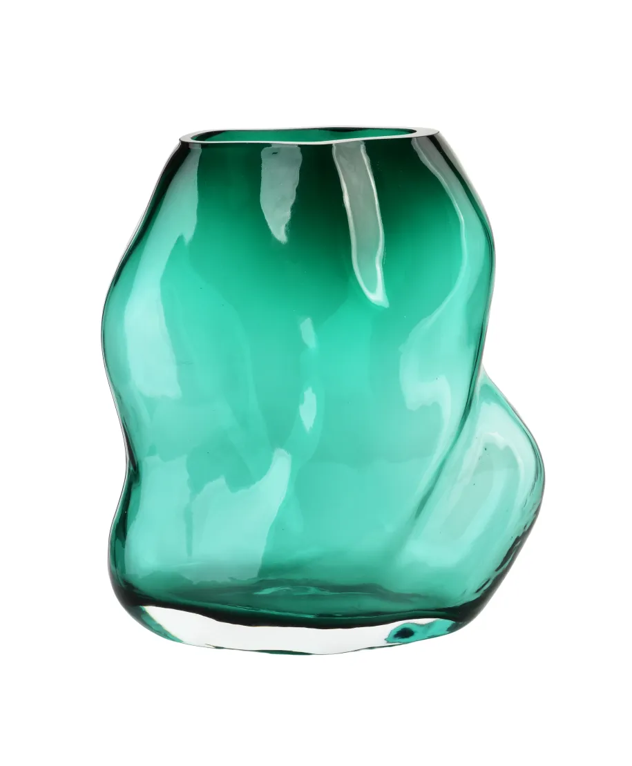 SERENITE Wazon 19x10xh23,5cm zielony