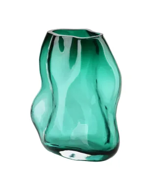 SERENITE Wazon 19x10xh23,5cm zielony