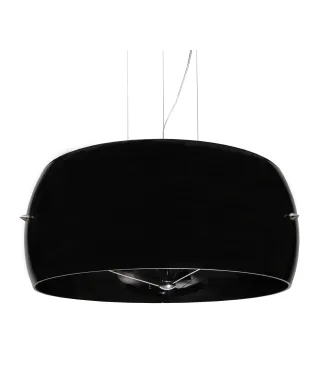 NOWOCZESNA LAMPA WISZĄCA CZARNA STILIO D50