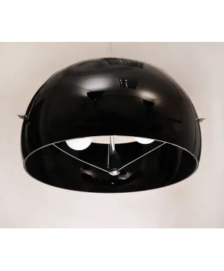 NOWOCZESNA LAMPA WISZĄCA CZARNA STILIO D50