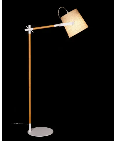 LAMPA STOJĄCA PODŁOGOWA KREMOWA LAPIDUS