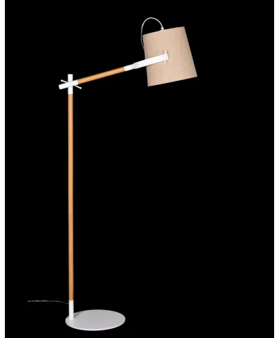 LAMPA STOJĄCA PODŁOGOWA KREMOWA LAPIDUS