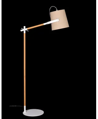 LAMPA STOJĄCA PODŁOGOWA KREMOWA LAPIDUS