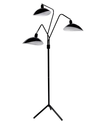 LAMPA STOJĄCA PODŁOGOWA CZARNA ADARRIO