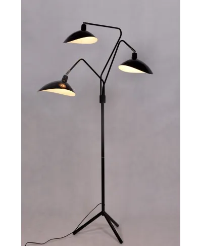 LAMPA STOJĄCA PODŁOGOWA CZARNA ADARRIO