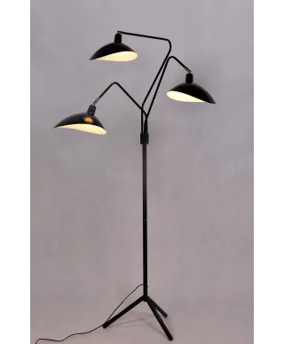 LAMPA STOJĄCA PODŁOGOWA CZARNA ADARRIO