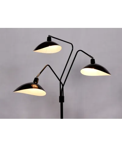 LAMPA STOJĄCA PODŁOGOWA CZARNA ADARRIO