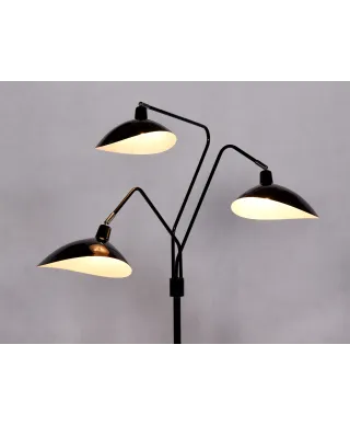 LAMPA STOJĄCA PODŁOGOWA CZARNA ADARRIO