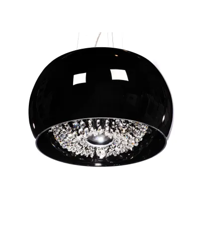 NOWOCZESNA LAMPA WISZĄCA CZARNA DISPOSA D40