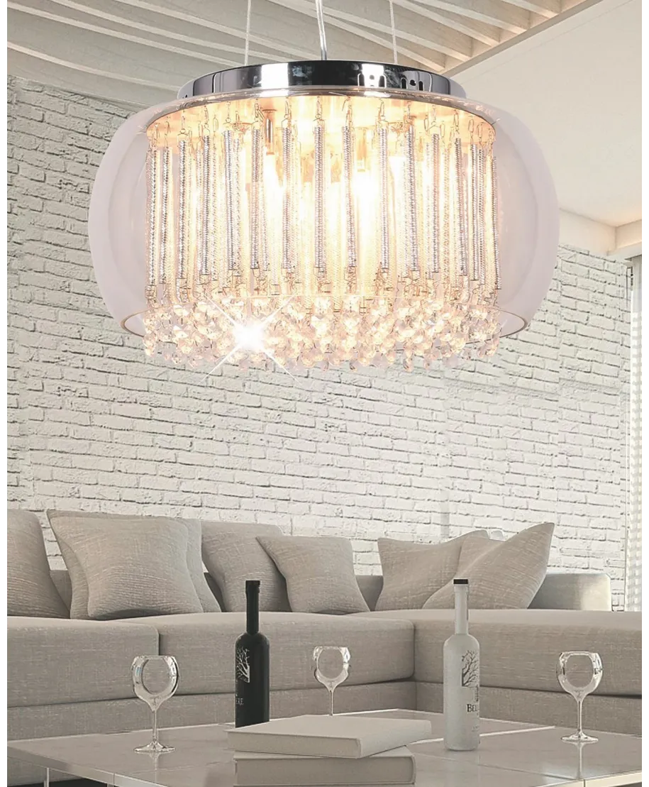 LAMPA WISZĄCA NOWOCZESNA GUSTO D50 CLEAR