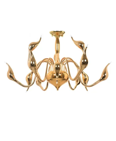 ORYGINALNA NOWOCZESNA LAMPA SUFITOWA ZŁOTA MAGICA W12