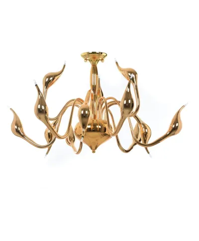 ORYGINALNA NOWOCZESNA LAMPA SUFITOWA ZŁOTA MAGICA W12