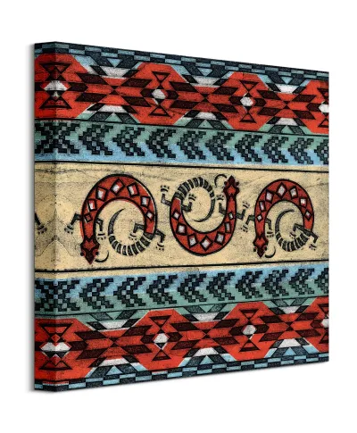 Tribal Lizards - obraz na płótnie